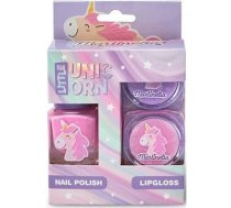 Martinelia Little Unicorn Mini Set Trio Nail Polish Lip Gloss Nagu un lūpu kopšanas komplekts bērniem Komplekts