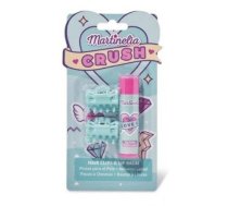 Martinelia Crush Hair Clips & Lip Balm Dāvanu komplekts metenēm Marshmallow