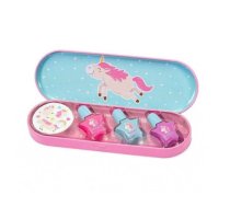 Martinelia Nail Polish & Stickers Tin Box Bērnu kosmētikas komplekts Little Unicorn