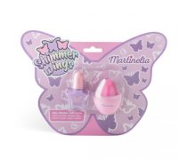 Martinelia Shimmer Wings Nail & Lips Duo Bērnu dāvanu komplekts 1gab.