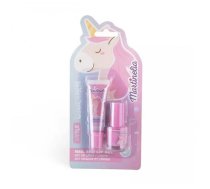 Martinelia Nail & Lip Set Bērnu lūpu balzama un nagu lakas komplekts Little Unicorn