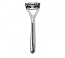 Leaf Shave The Leaf Pivoting Head Razor Trīs asmeņu skuveklis Chrome