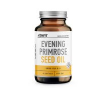 Iconfit Evening Primrose Seed Oil Capsules Naktssveces Eļļa 90 kapsulas