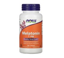 NOW Foods Melatonin 1mg Complex Melatonīns 100 tab.