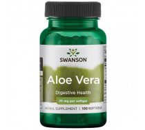 SWANSON Aloe Vera Digestive Health Īsta alveja 100 kapsulas