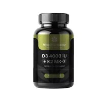 Vitalharmony D3 4000 + K2 Uztura bagātinātājs 90 kapsulas
