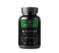 Vitalharmony B Complex B vitamīnu komplekss 90 kapsulas