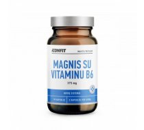 Iconfit Magnesium B6 375mg Magnijs ar B6 vitamīnu 90 kapsulas
