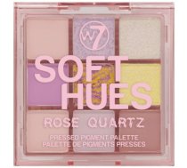 W7 Cosmetics Soft Hues Pressed Pigment Palette Acu ēnu palete Rose Quartz