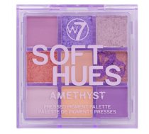 W7 Cosmetics Soft Hues Pressed Pigment Palette Acu ēnu palete Amethyst