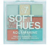 W7 Cosmetics Soft Hues Pressed Pigment Palette Acu ēnu palete Aquamarine