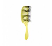 Olivia Garden iDETANGLE Pride Brush Elastīga matu suka Yellow