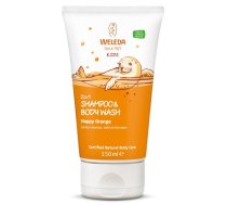 Weleda Happy Orange 2in1 Shampoo & Body Wash Šampūns bērnu matiem un ķermenim 150ml