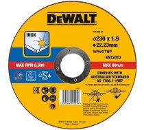 DeWALT Metāla griešanas disks 230x1.9x22.23mm INOX DT43909-QZ