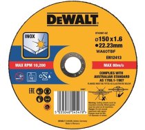 DeWalt Metāla griešanas disks 150x1.6x22.23mm INOX DT43907-QZ