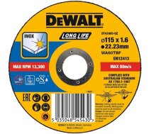 DeWalt Metāla griešanas disks 115x1.6x22.23mm INOX DT43905-QZ