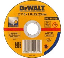 DeWalt Griešanas ripa 115 x 1mm EXTREME INOX DT3442-QZ