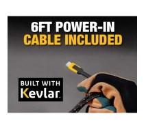 DeWalt Bezvadu lādētājs USB C ar vadu 1.2m DXMA141-0476
