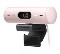 LOGITECH BRIO 500 Full HD tīmekļkamera — ROŽA — USB