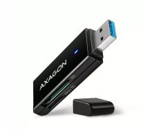 Kārtu lasītājs Axagon CRE-S2N USB 3.2 Gen 1 Type-A Melns