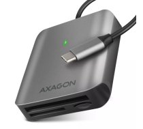 Kārtu lasītājs Axagon CRE-S3C USB 3.2 Gen 1 Type-C Pelēks