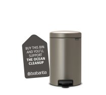 BRABANTIA atkritumu tvertne ar pedāli NewIcon, 12 l, Platinum
