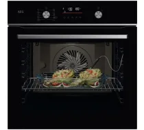 AEG SenseCook 6000. sērijas iebūvējamā cepeškrāsns A+, 71 l, Wi-Fi OS6CB531AB
