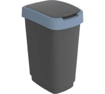 Atkritumu kaste ROTHO Twist zila/melna, 25 l, 47.6 cm x 25.2 cm