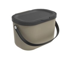 Atkritumu kaste ROTHO ALBULA 3.2 l uzkarināma 222x172x147mm kapučino