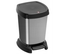Atkritumu kaste ROTHO PASO 6L ar pedāli 234x219x295mm metalik