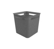 Kaste ROTHO BRISEN 18l pelēks 29.1x29.1x28.1cm
