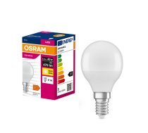 Spuldze Osram LED Value Classic P 40 4.9W/827 E14 FR (matēta)