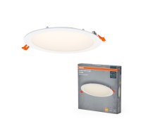 Iebūvējamais griestu gaismeklis DL SLIM 225MM 22W 3000K 230V WT OSRAM