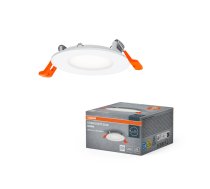 Iebūvējamais griestu gaismeklis DL SLIM 85MM 4.5W 4000K 230V WT OSRAM