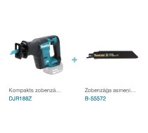 Makita Akumulatora zobenzāģis 18 V, DJR188Z