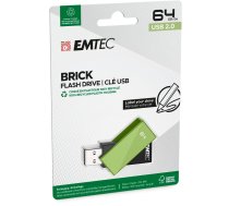 USB flash Emtec USB2.0 C350 64GB Brick Green T-MLX60576
