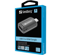 Adapters Sandberg 136-34 USB-C to HDMI Dongle T-MLX54799