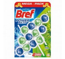 BREF Power Active tualetes atsvaidzinātāja bloks Pine Forest 3x50g