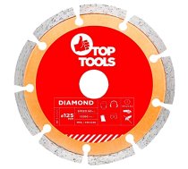 Disks dimanta segmenta TOP TOOLS 125mm 61H325