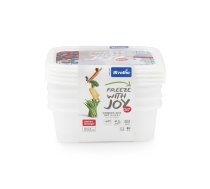 Trauki saldēš. ROTHO DOMINO 4x0,5L 160x120x100 balti