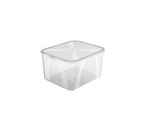Kaste ar vāku ROTHO LONA 25L 420x351xx230 caurspīdīga