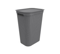 Grozs ROTHO veļai ar vāku BRISEN 50L 431x340x529 antracīts