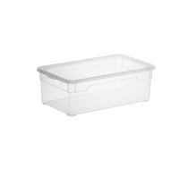 Kaste ar vāku ROTHO CLEAR  5L 335x190x110 caurspīdīga