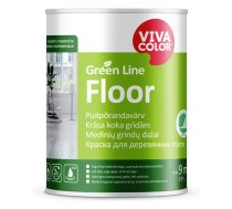 Krāsa kokam VIVACOLOR FLOOR C pusmatēta uz ūdens bāzes arilāta 0.9L