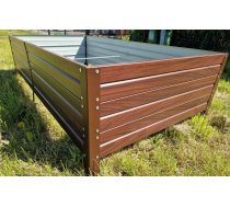 Paaugstinātā dārza dobe Klasika Garden  1500x750x300mm, koka imitācija