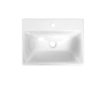 Keramiskā izlietne RIVA 50C-1 490x370x130mm balta