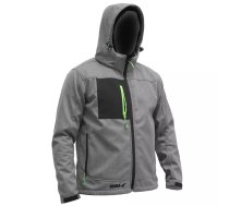 Jaka softshell ar kapuci, izm.XL, 96%poliestera + 4%elastāns, BH61KS-XL