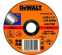 Griešanas slīpmašīnas disks DeWalt 125x1.2 inox DT4230Z