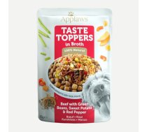 Applaws Dog Taste Toppers in Broth suņu mitrā barība, buljonā liellops/dārzeņi 85g tt9020