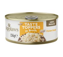 Applaws Dog Taste Toppers in Broth suņu konservi, buljonā vista 156g tt3031